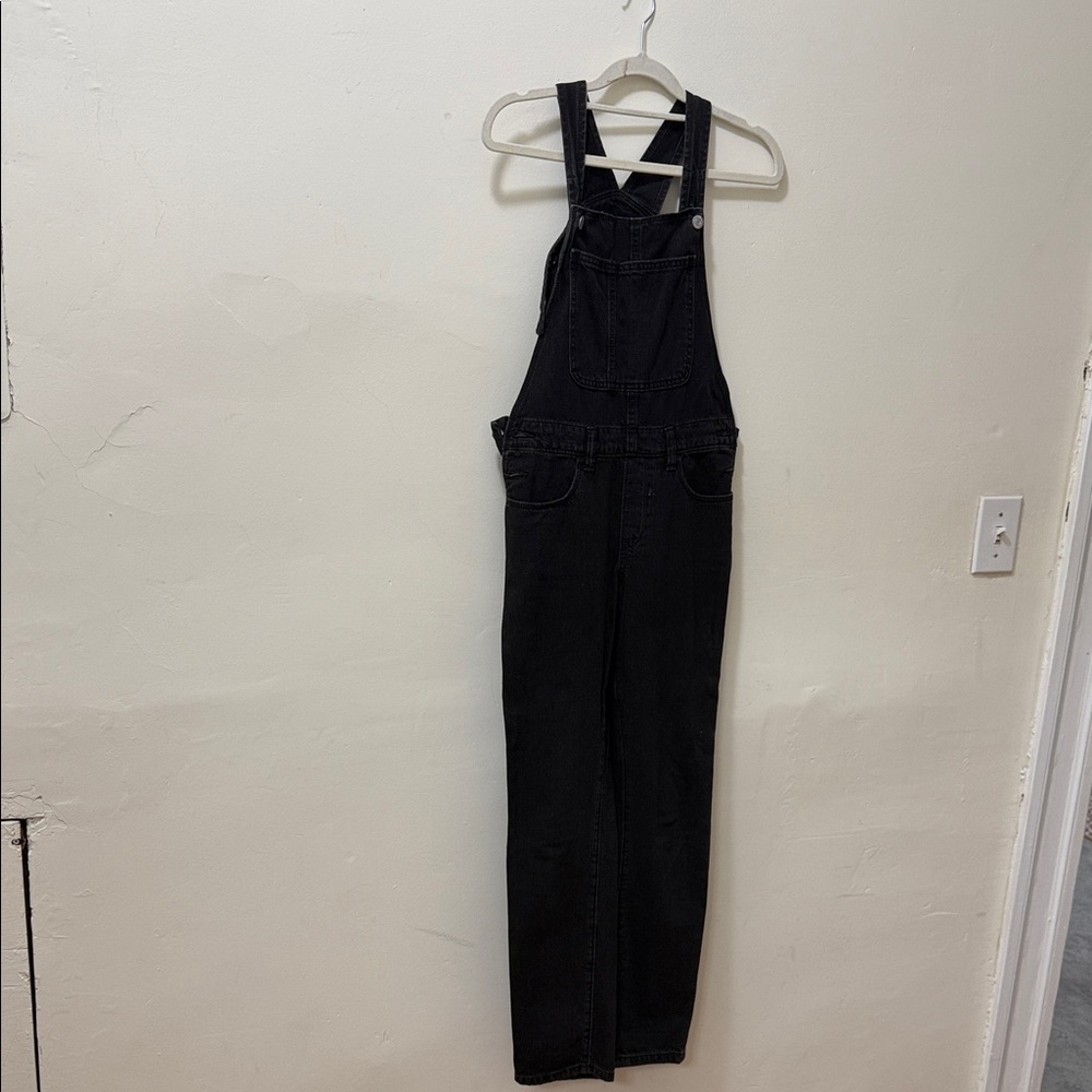 Old Navy Classic Black Overalls